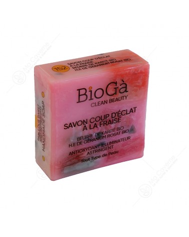 BIOGA Savon Coup D'Eclat à La Fraise-1