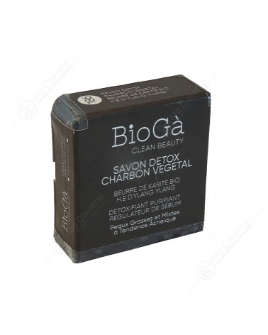 BIOGA Savon Détox Charbon Végétal-1