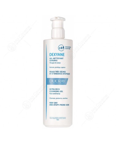 DUCRAY Dexyane Gel Nettoyant Surgras 400ml-1