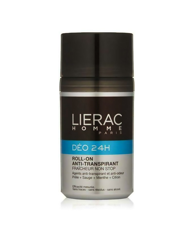 LIERAC Homme Déodorant 24H Roll-On Anti-Transpirant 50ml-1