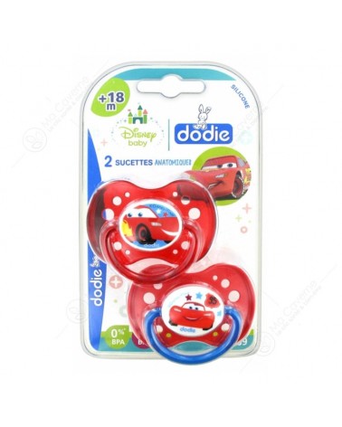 DODIE 2 Sucettes Anatomique 18 + M Disney-1