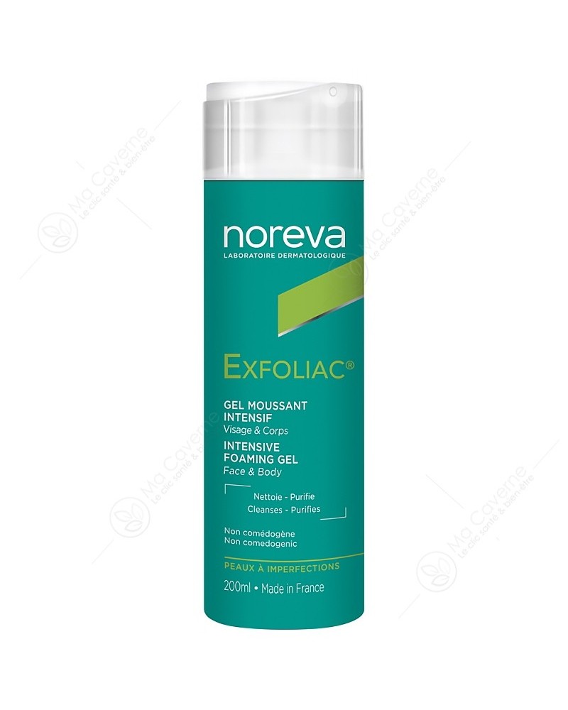 NOREVA Exfoliac Gel Moussant Intensif 200ml-2