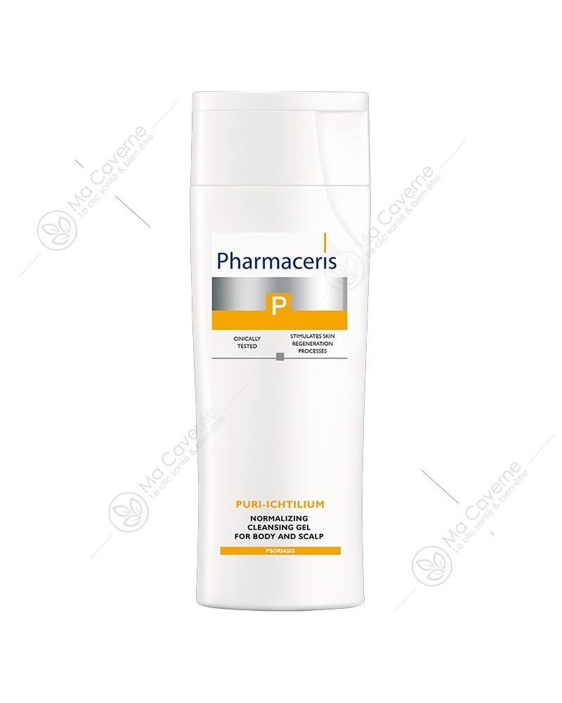 PHARMACERIS P Puri- Ichtilium Gel Douche Shampoing-1