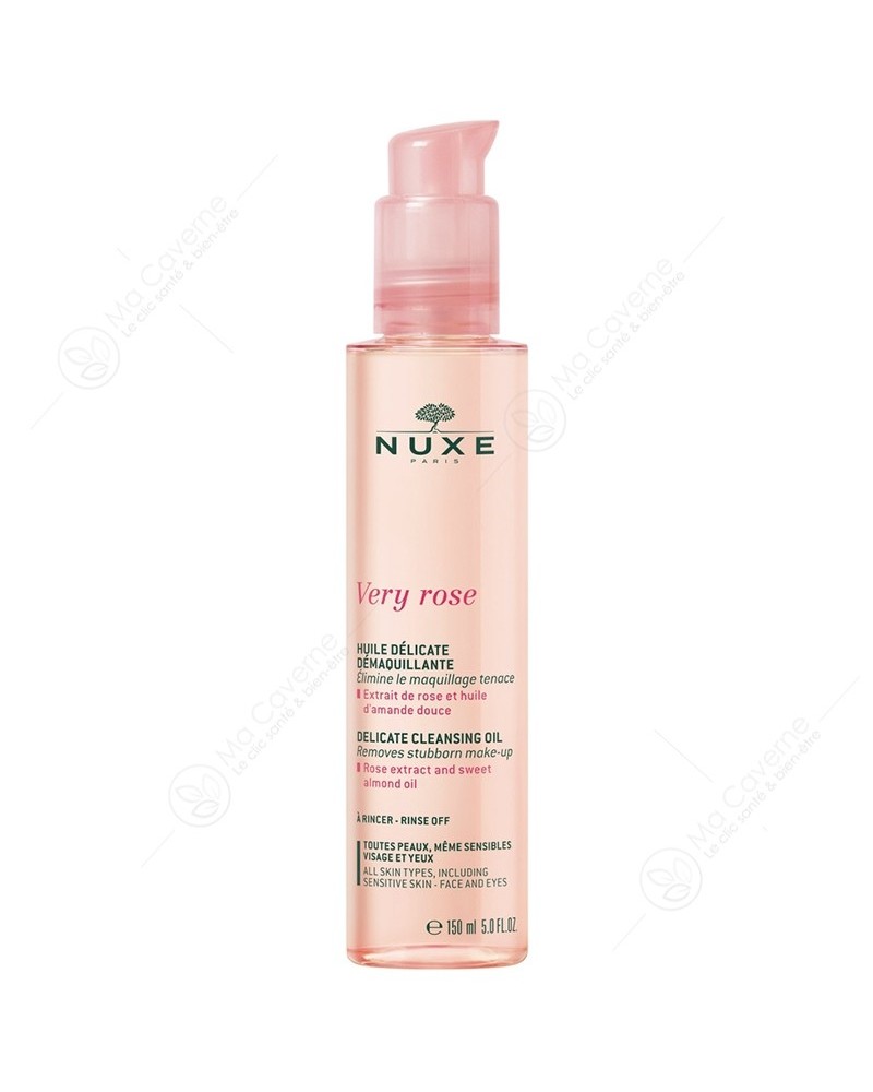 NUXE Very Rose Huile Délicate Démaquillante 150ml-1