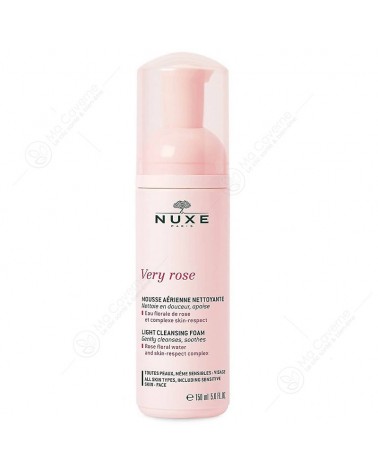 NUXE Very Rose Mousse Aérienne Nettoyante 150ml-1