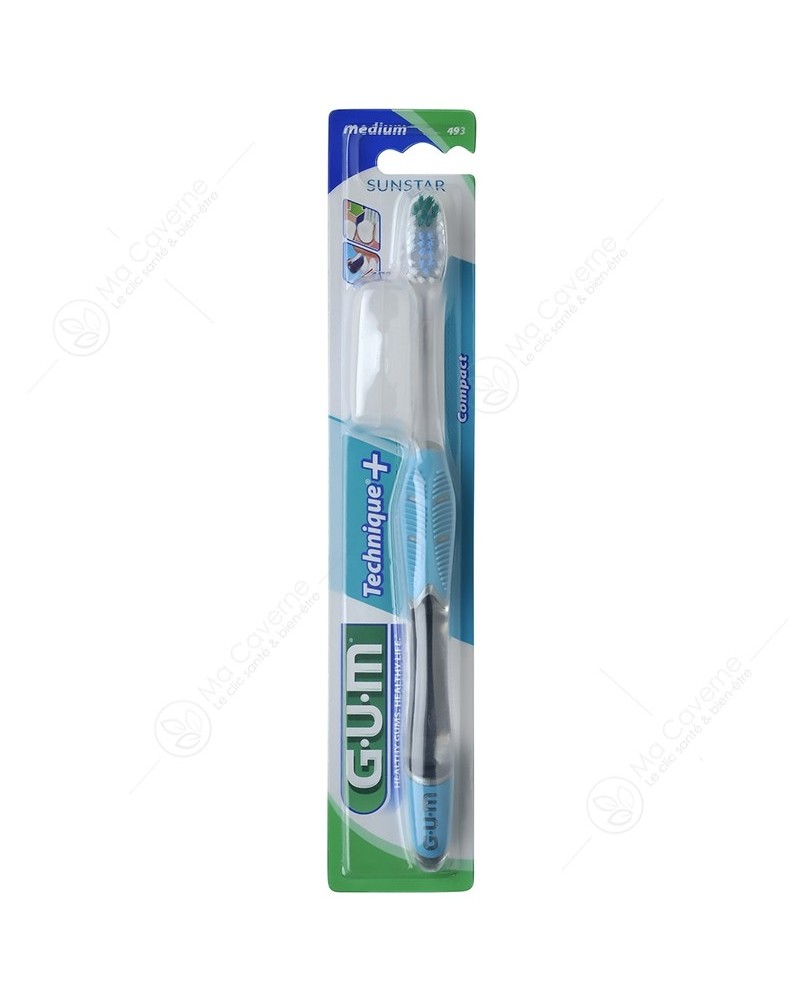 GUM Brosse à Dents Technique+ Medium 493-1