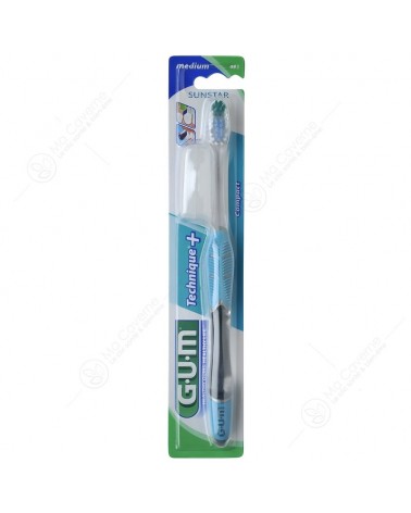 GUM Brosse à Dents Technique+ Medium 493-1