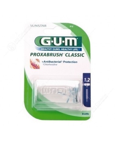 GUM Brossette Extra Fine Cylind BT8 512-1