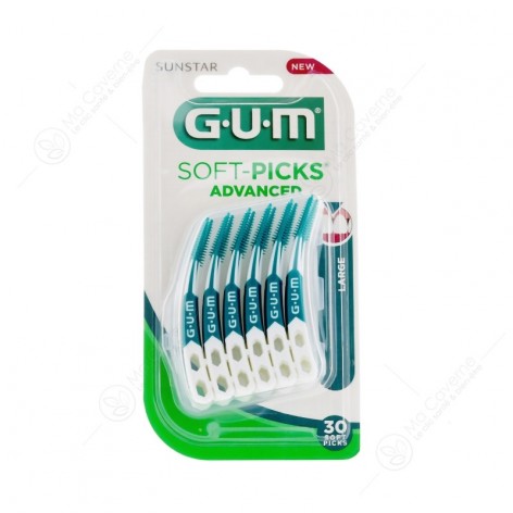 GUM Cure Dent Soft Picks Advanced Bt30-1