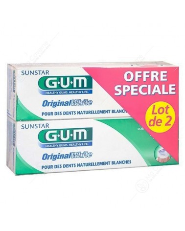 GUM Dentifrice Original White Duo-1