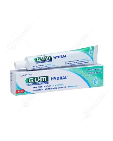 GUM Hydral Dentifrice Bouche Sèche 75ml-1