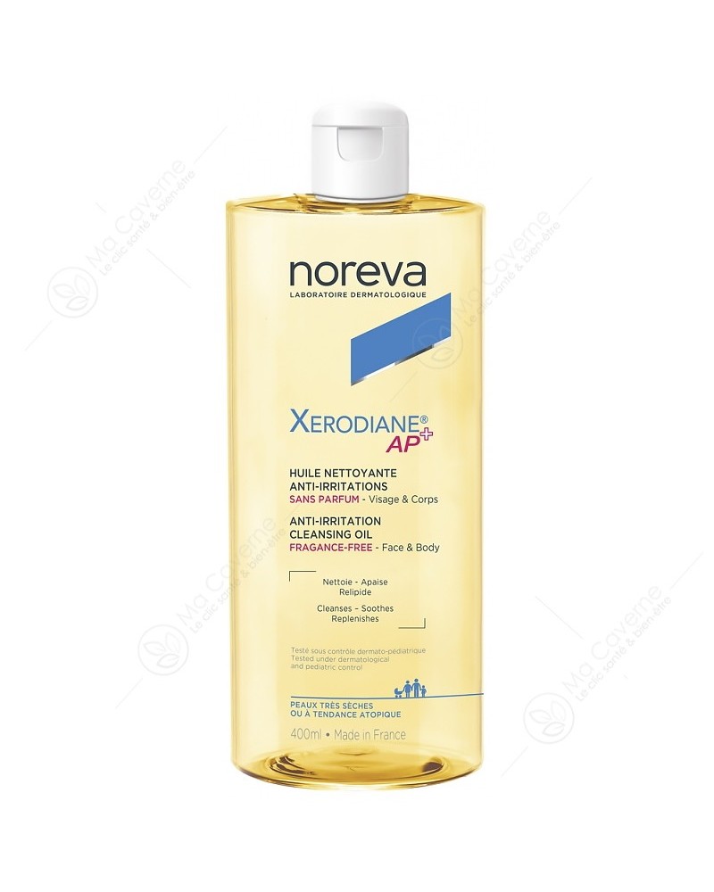 NOREVA Xerodiane AP+ Huile Nettoyante Non Parfumée 400ml-2