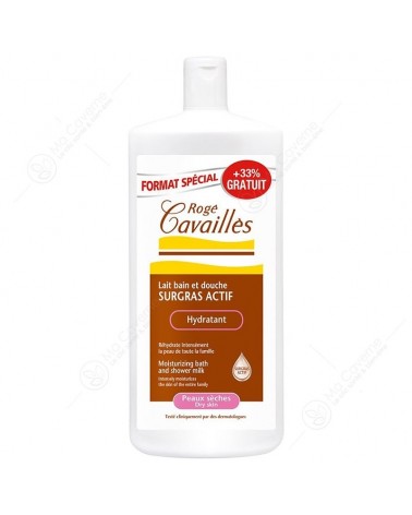 ROGE CAVAILLES Lait Bain et Douche 300ml + 100ml Offert 33%-1