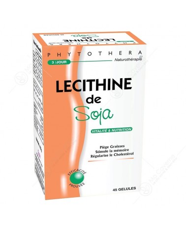 VITAL Phytothera Lecithine de Soja Bt45 Gél.-1