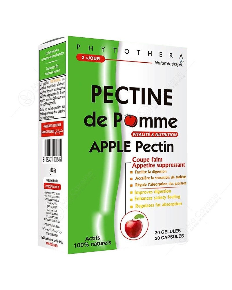 VITAL Phytothera Pectine de Pomme Bt30 Gél.-1