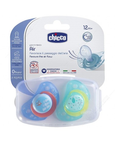 CHICCO Sucette Physio Air 12M+ 2Pc-1