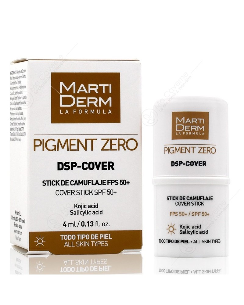 MARTIDERM Pigment Zero DSP Cover Stick de Camouflage SPF50+ 4ml-1