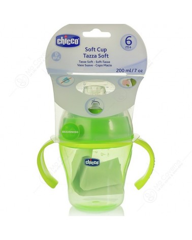 CHICCO Tasse Souple Vert 6M+ Réf: 68235-1