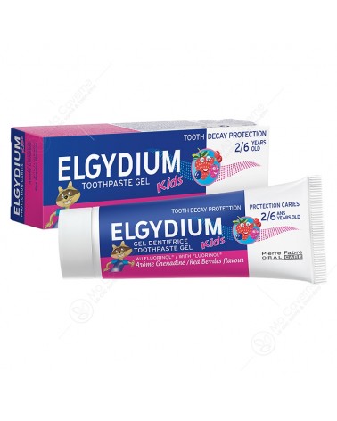 ELGYDIUM Dentifrice Kids Grenadine-1