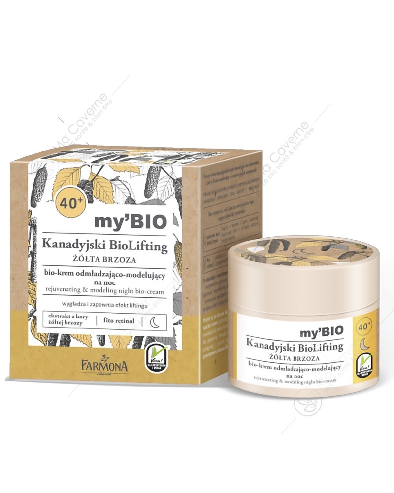 FARMONA My'Bio 40+ YELLOW BIRCH Rejuvenating & Modeling Night Bio-Cream 50ml-1