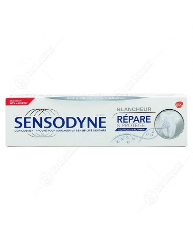 SENSODYNE Dentifrice Blancheur Répare et Protège 75ml-1