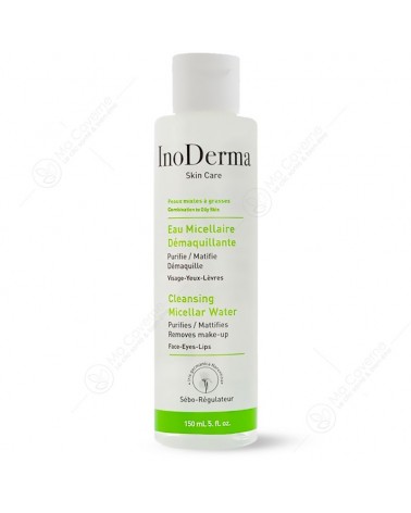 INODERMA Eau Micellaire Démaquillante Séborégulateur 150ml-1