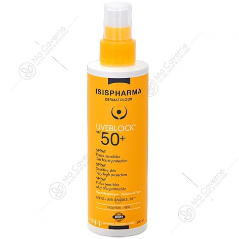ISISPHARMA Uveblock 50+ Spray Familial 200ml-1