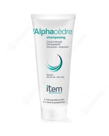 ITEM DERMATOLOGIE Alphacèdre Shampoing Séborégulateur, Antiregraissant 200ml-1