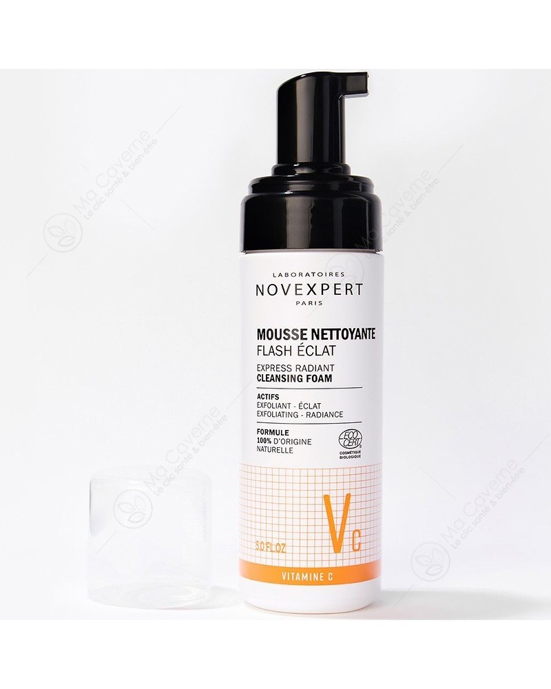 NOVEXPERT Flash Eclat Mousse Nettoyante 150ml-1