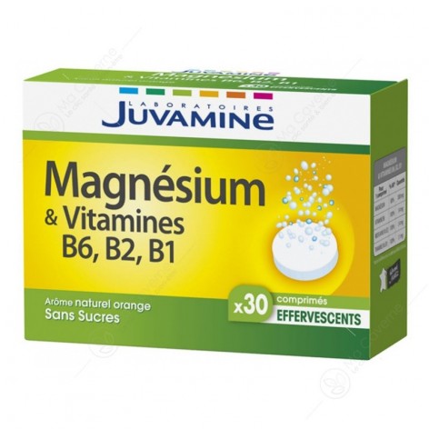 JUVAMINE Fizz Magnésium + Vitamines B6, B2, B1 Bt30 Cp-1