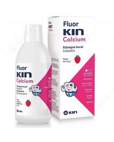 KIN Bain de Bouche Fluor Calcium 500ml-1