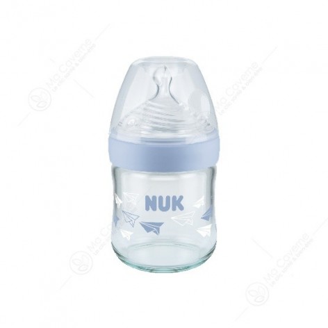 NUK Biberon Verre Nature Sense 120ml 'S' 0-6 M 10211035-2