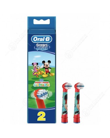 ORAL-B 2 Brossettes Mickey EB10 2K-1