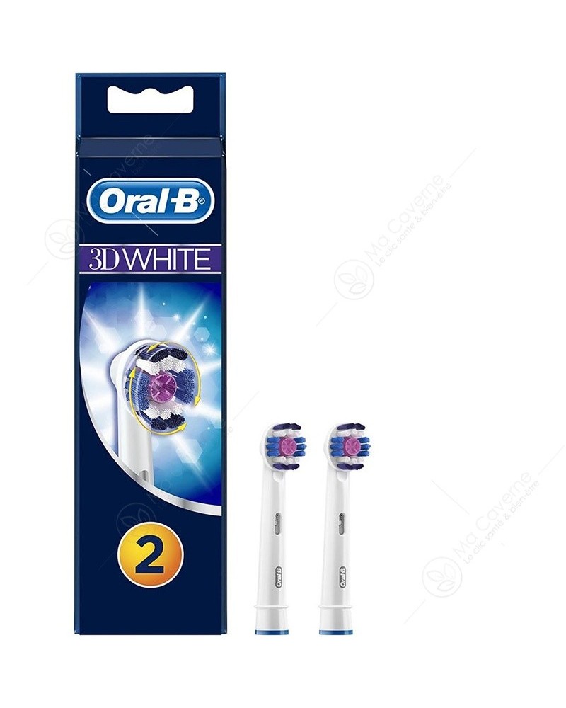 ORAL-B Recharge Brossette 3D White EB18-2-1