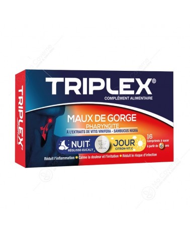 L'ENVOL PHARMA TRIPLEX Maux de Gorge Jours & nuits Bt16-1