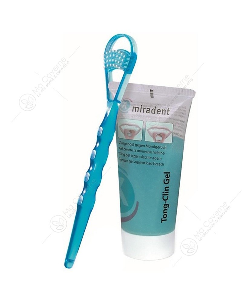 MIRADENT Tong-Clin Set (Gel + Gatte Langue)-1