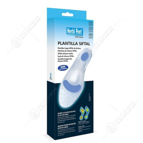 HERBI FEET Semelle en Silicone Perforée SIFTAL 150651A 35-36-1