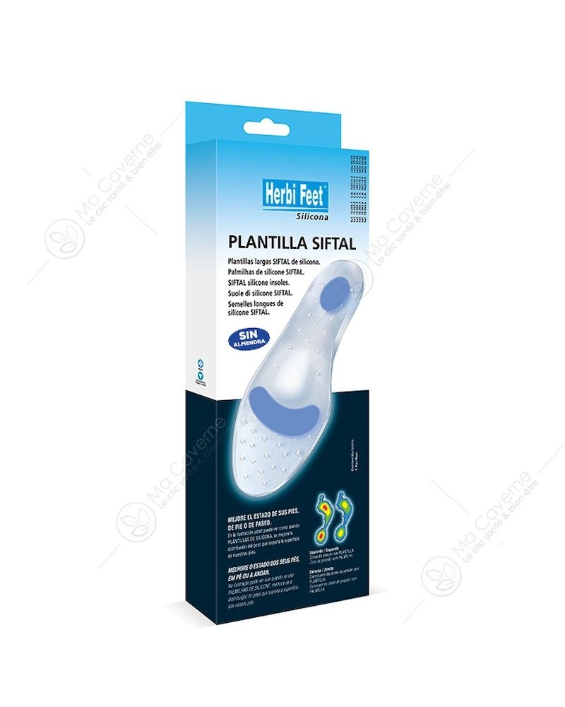 HERBI FEET Semelle en Silicone Perforée SIFTAL 150651A 35-36-1