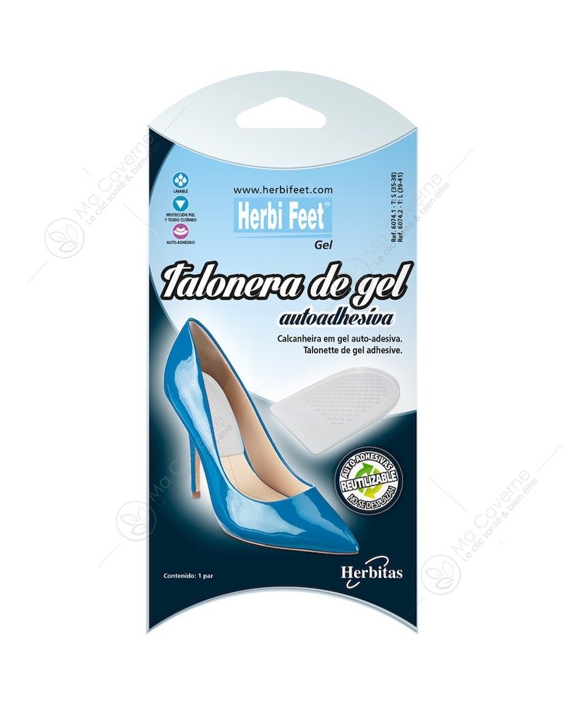 HERBI FEET Talonnière en Silicone auto-adhésive L 60742-1