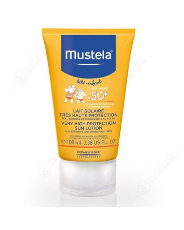 MUSTELA Lait Solaire Très Haute Protection 100ml-2