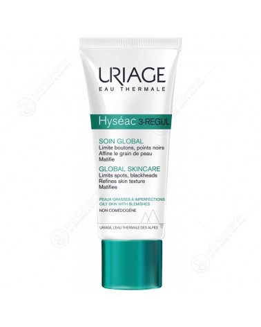 URIAGE Hyséac 3 Regul Soin Global Peaux Grasses à Imperfections 40ml-1