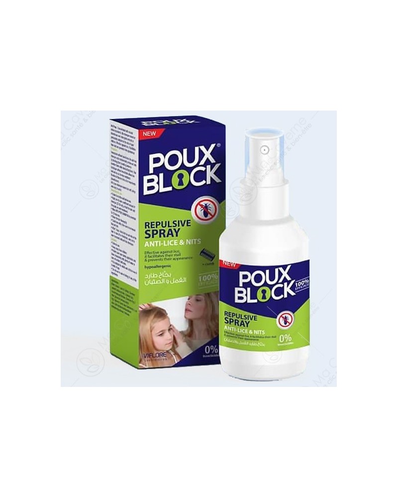 POLYPHARMA POUX BLOCK Répulsive Spray 100ml