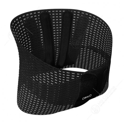 GIBAUD Ceinture Lombaire Action V Noire T2 Réf: 6672-1