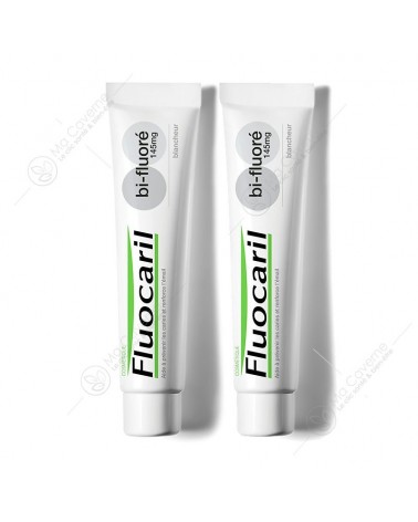 FLUOCARIL Dentifrice BLANCHEUR Bi-Fluoré  145mg 2 X 75ml-1