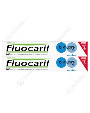 FLUOCARIL Dentifrice GENCIVES Bi-Fluoré  145mg 2 X 75ml-2