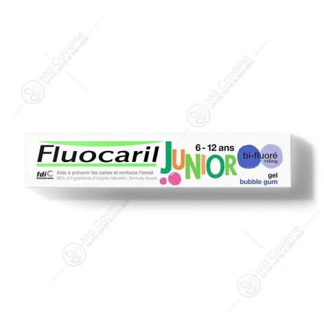 FLUOCARIL Dentifrice JUNIOR Gel Bubble Gum 75ml-2