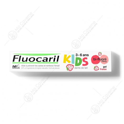 FLUOCARIL Dentifrice JUNIOR Gel Fraise Bi-fluoré 50ml-2