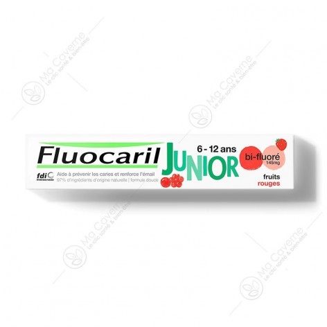 FLUOCARIL Dentifrice JUNIOR GEL Fruits Rouges 75ml-2