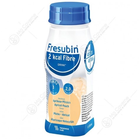 FRESUBIN Drink 2Kcal Fibre Pêche-Abricot 200ml-1