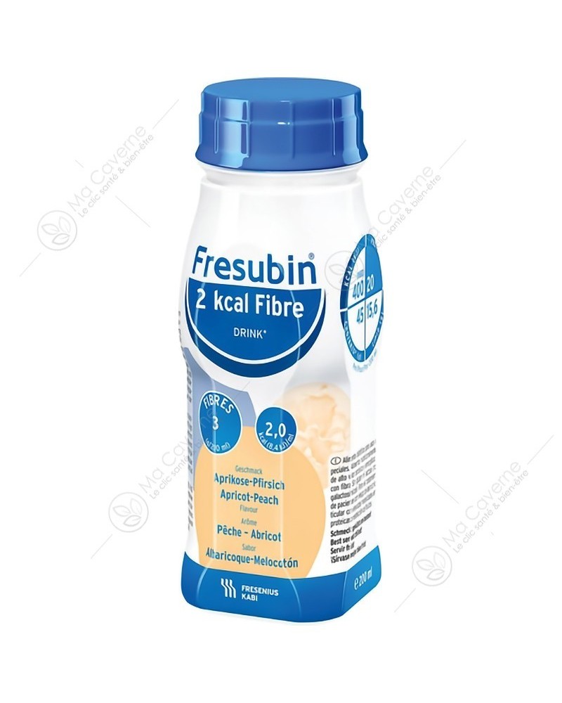 FRESUBIN Drink 2Kcal Fibre Pêche-Abricot 200ml-1